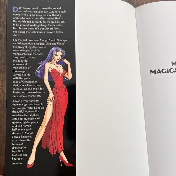 Manga Mania Bishoujo & Magical Girls & Friends How To Draw 2 Volumes In One Book - Picture 7 of 16